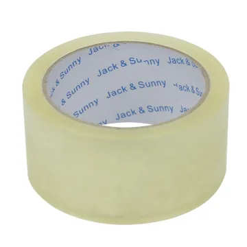 Low noise bopp packing adhesive tape
