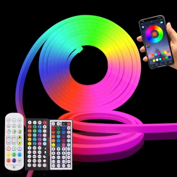 Waterproof Silicone Dimmable RGB DIY Flexible LED Strip Lights