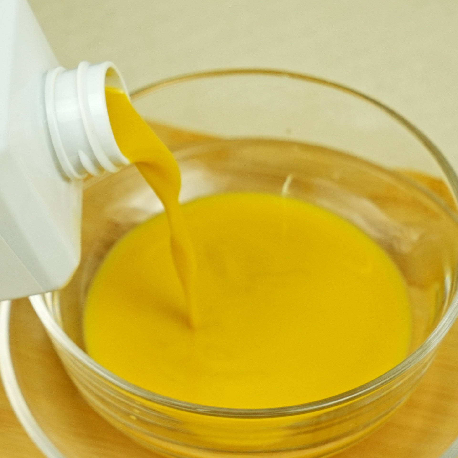 Proceso de producción de jugo de jengibre fresco.