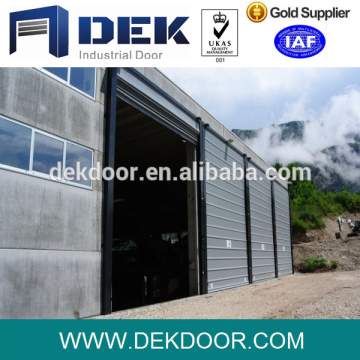 Windproof and soundproof pvc rapid folding doors