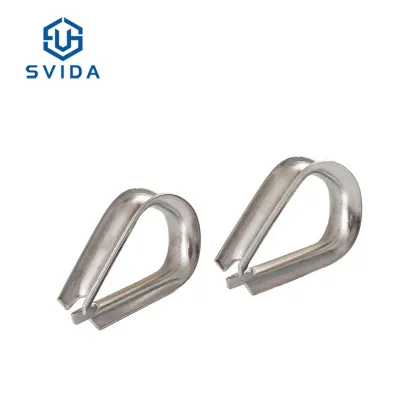 Rigging Hardware: SS304 and SS316 Wire Rope Tube Thimble