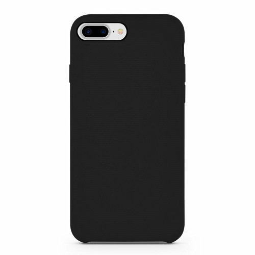 Trendy Black Liquid Silicone Rubber Iphone8 Case
