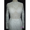 Lace White wedding dress long sleeve bridal gown