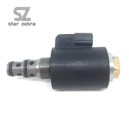SKM6G24D Swing Solenoid Valve for Kobelco Cranes - Factory Supply
