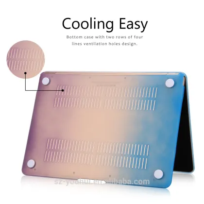 New Fashion Design rainbow color for apple computer covers