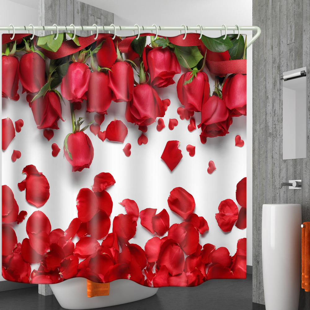 Water barrier bathroom shower curtainsYL20120319-4