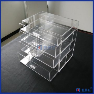 2016 China Manufacturer Acrylic Makeup Organizer / 4 Drawers Acrylic Makeup Storage Boxes