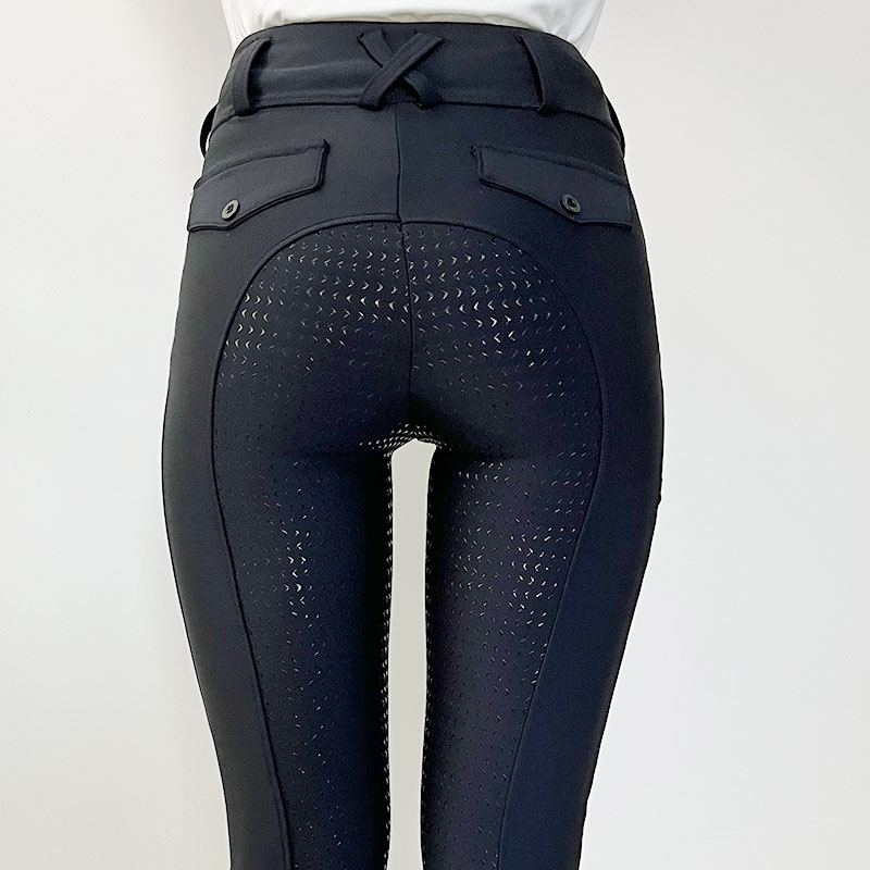 Pantalon équestre en silicone pour enfants à chaud