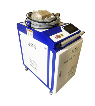 1500W Continuous Handheld Fiber Laser Cleaning Machine for Metal Surface Rust Removal and Painting