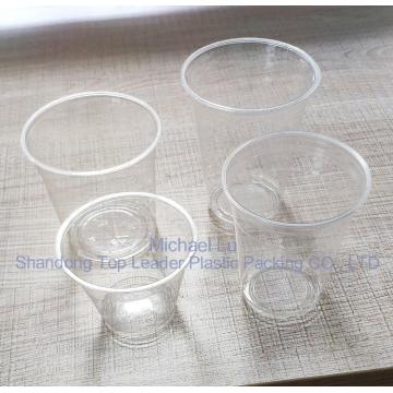 Transparent vingin material Disposable PET cups