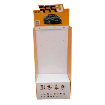 Versatile Paper Shelf Display System with Hook Attachment