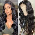 Mmele wave 4x4 transparent Lace Front Wigs