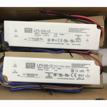 Meanwell LPV-100-12 12V IP67 100W Λεπτό αδιάβροχο τροφοδοτικό για λωρίδες LED