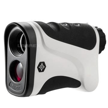 Tragbarer Flaggenpol -Lock -Golfclub mit vibrierender 600 m Abstandsmesser Laser -Teleskop -Reichweite Finder