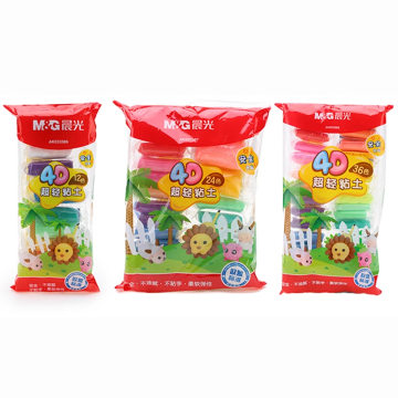 Χονδρικό μη τοξικό σούπερ φως Play ζύμη: 12 Color Kids Educational Clay