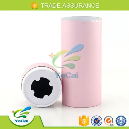 pink cosmetics packaging box with insert