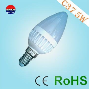 E14 5W LED candle lights CE and ROHS Epistar