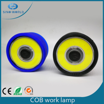 Mini lampada da lavoro a LED portatile in cobalto di silicio ABS