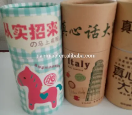 2015 new customized drawer gift packaging paper tube for toy group