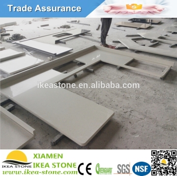 Lowes Pricing Artificial Stone Crystal White Quartz Countertop