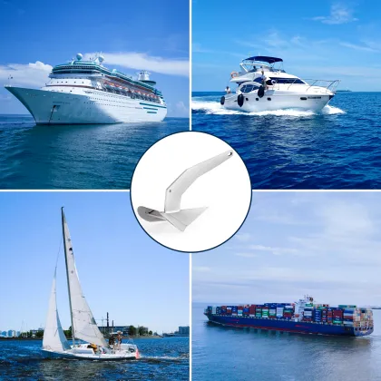 316 Stainless Steel Mirror Polished Marine Boat Accessories & Hardware including Delta Boat Anchor for Yacht