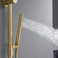 Sistema di doccia PVD oro spazzolato