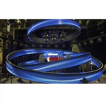 RMGLED P2.5-P5 ในร่ม/กลางแจ้งที่ยืดหยุ่น HD HD Curved LED แสดงผลสำหรับห้องจัดเลี้ยงและห้องโถง