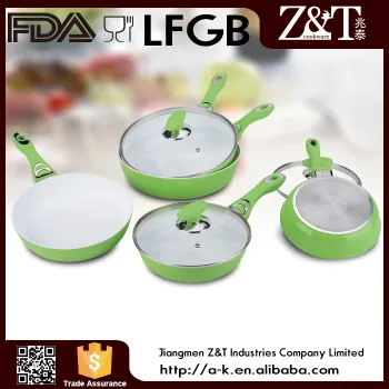 aluminium factory aluminum ceramic skillet with high quality