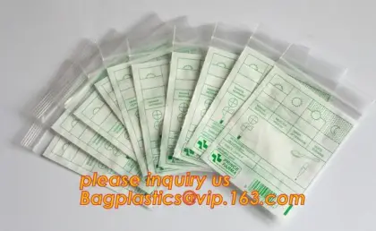 plastic medicine zipper bag zip lock pills bag for hospital,biohazard zip lock pills bag for hospital, medicine pill envelopes