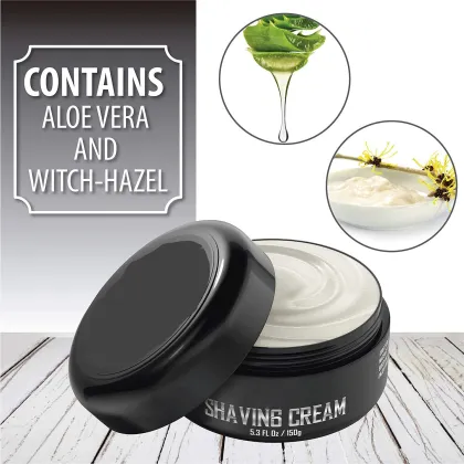 High Quality Natural Shaving Cream - 250ml Wholesale for Men and Women