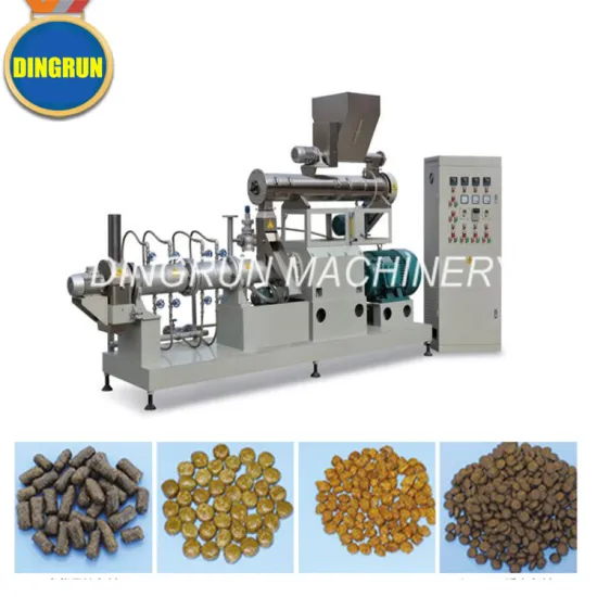 Processing machines making floating DSE75 fish feed extruder