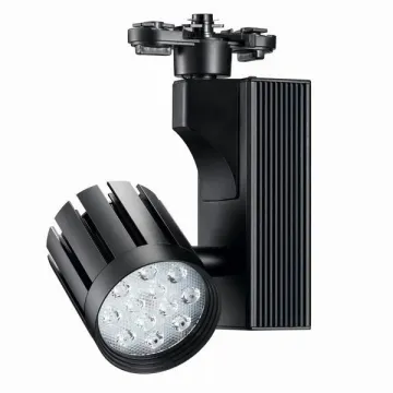 83 Cri Black 18w Led Track Light , High Luminance Usa Cree Xp-e
