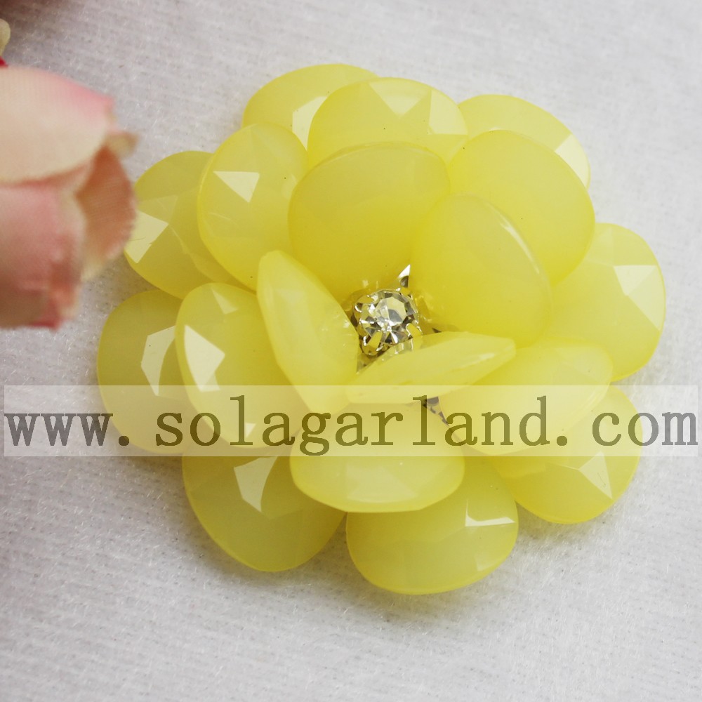 Jelly Color Artificial Beaded Flower