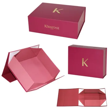 Cosmetics Gift Magnetic Collapsible Paper Rigid Folding Box
