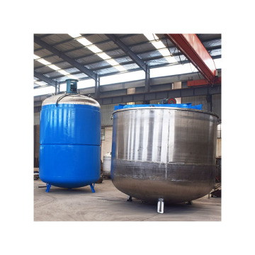 2000L Continuous Stirred Stainless Steel Chemical Reactor with External Coil Heating