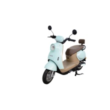 Pastel Green Electric Scooter with Retro Style