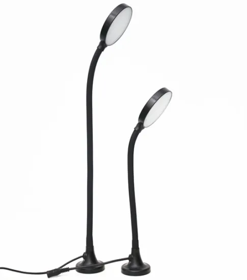Flexible Gooseneck LED Table Lamps with Dimmer, Timer, and Magnet for Sewing Machines, Reading Rooms, Dorms, and Workshops