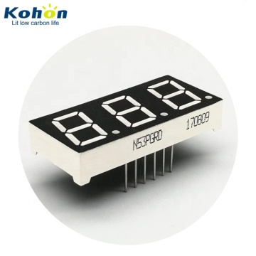 0.52 Inch Common Cathode 3-Digit 7-Segment LED Display with 12 Pins