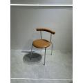Modern European Dining Chair Featuring Thin Legs