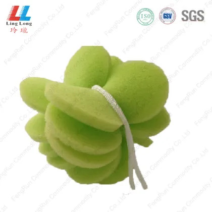 Flower butterfly style bathing sponge