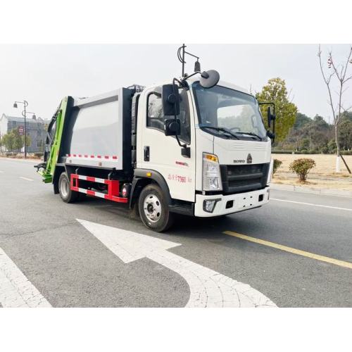 Sinotruk 4x2 refuse garbage compactor truck vehicle