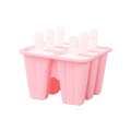 6Cavity תבנית גלידת סיליקון לשימוש חוזר