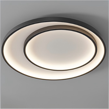 Nordic Minimalist Round LED Ceiling Lamp for Modern Living Rooms