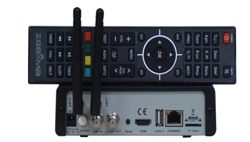 Super Sale ZGEMMA H9S 4K UHD H.265/HEVC digital satellite tv deocder dvb s2/s2x multistream with iptv stream with build-in wifi