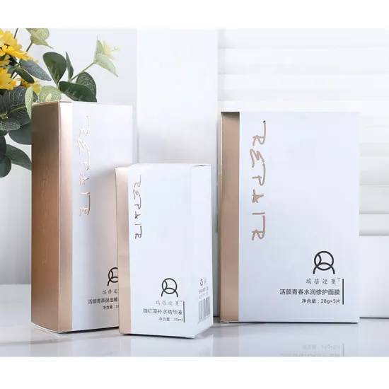 Small MOQ Custom Logo Printed Lotion Packaging: Factory Direct Cosmetic Boxes