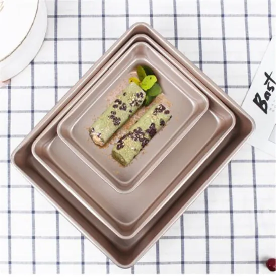 3pcs Customized Rectangle non stick baking sheet sets