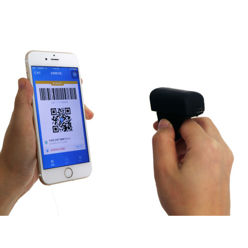 Mini barcode QR code scanner Finger hold scanner