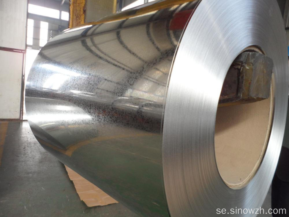 Galvaniserat stål spole med regelbunden Spangle