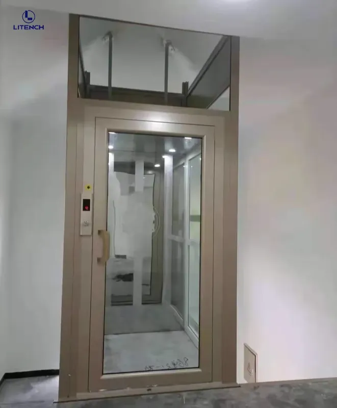 350-400kg Residential Elevator: Small Passenger Home Lift (No Machine Room)