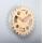 14 Inch Wooden Serrated Gear Wall Clock